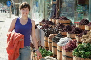 Woman at the market