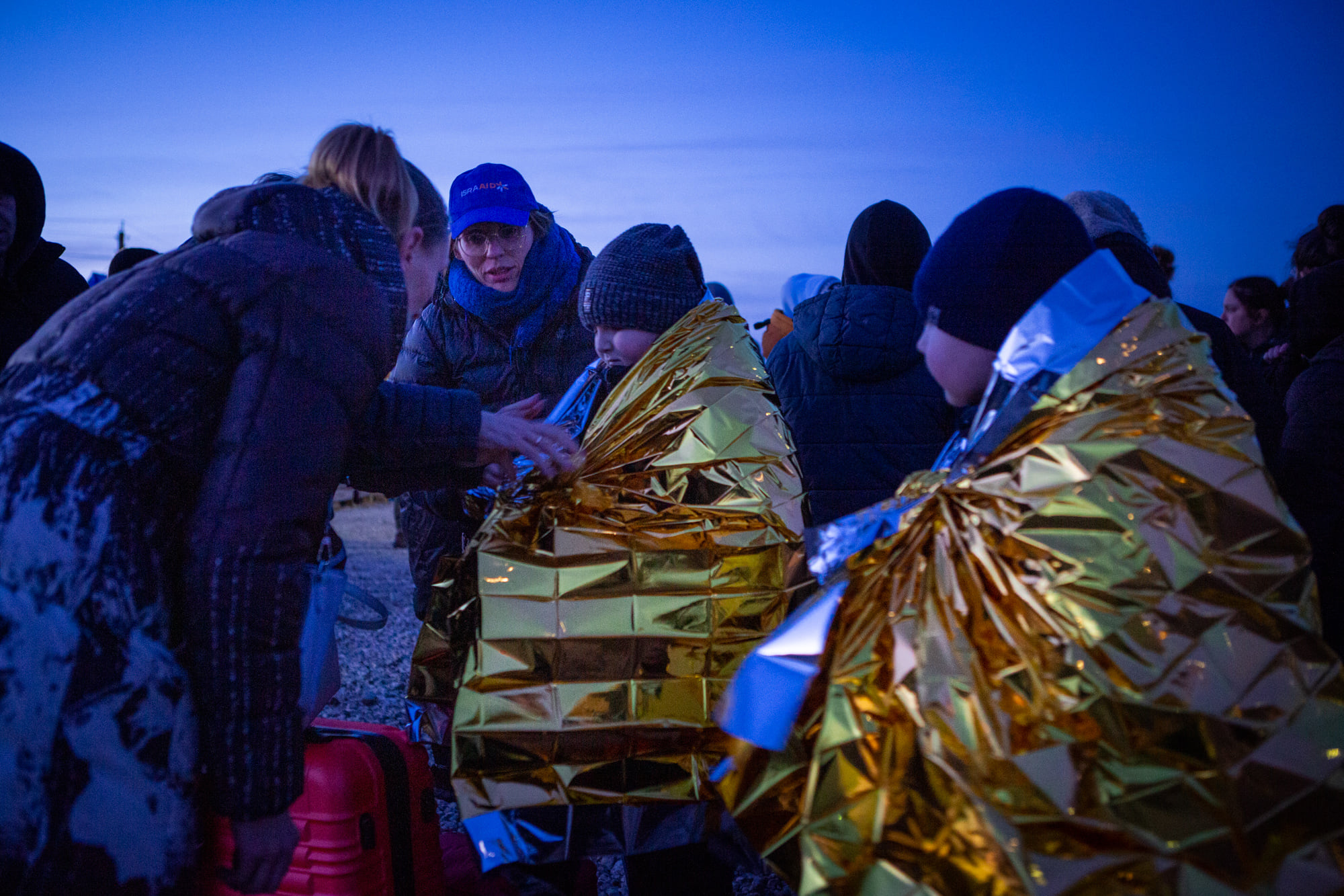 Photo taken near the border of Ukraine by Mickey Noam-Alon, IsraAID